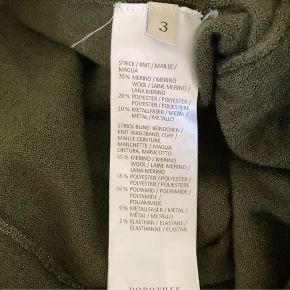 DOROTHEE SCHUMACHER Army Olive Green Joggers Lounge Pants Loungewear - Picture 8 of 12